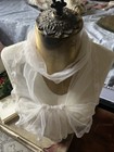 Vintage 50s  Edwardian Victorian Salvage Pc Handmade Collar French Beautiful