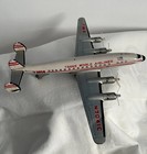 Vtg Yonezawa Japan Tin Friction Twa Lockheed Super Constellation Airplane N7041c