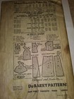 Antique Sewing Pattern   1108b Ladies Dress 1930 s