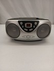 Sylvania Srcd243m Portable Cd Player Boom Box With Am fm Radio Tested Works