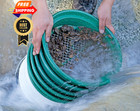 Se 13 25 Inch Wide Stackable Classifier Gold Prospecting Pan 5 Pieces  Green