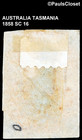Australia Tasmainia 1858 Sc 16 Queen Victoria Vermillion 1 - Imperf Ung Fine