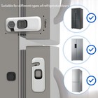 2pack Child Proof Refrigerator Lock fridge Locks For Kids With Sticky Adhesive