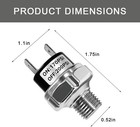 Air Pressure Switch 2 Pack 170-200 Psi 1 4-18 Npt Tank Mount Compressor Valve