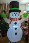 7 Ft Snowman Led Lights Christmas Inflatable Outdoor 
