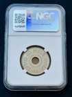 Palestine Mandate -  10 Mils 1927 Ms64 Ngc First Year Of Series