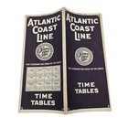 Jan 1930 Atlantic Coast Line Railroad Timetable Vintage Train Schedules Maps 