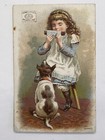 Victorian Trade Card Janes Pyle   s Pearline Washing Compound    great Strength    B61