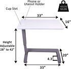 Carex Overbed Table And Hospital Bed Table - Table With Wheels