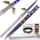 Legend Of Zelda Full Tang Skyward Master Sword Unsharpened With Belt