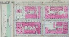 1916 Upper East Manhattan Map New York City Ny Old Antique Original Museum Mile