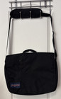 Vintage Jansport Messenger Black Shoulder Bag T4750314 Vguc 15  Laptop Notebook