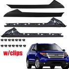 4pcs For 11-19 Ford Explorer Left Right Side Windshield A-pillar Molding Trim