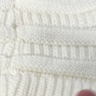 New C c Beanietail Ponytail Messy Bun Solid Ribbed Beanie Hat Cap Warm Winter 