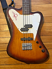 Epiphone Thunderbird 5 Electric Bass Guitar 1995 Vintage Sunburst Locking Strap