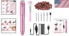 Electric Nail File Machine - Adjustable 20000 Rpm For Perfect Manicures