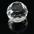 Cut Crystal Clear Prisms Sphere Decor Feng Shui Gazing Ball Feng Shui Faceted
