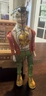 Vintage 1945 Unique Art Li   l Abner Dogpatch Band Tin Wind-up Toy Working