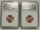 In Hand 2025 P   D Ngc Ms69 Rd Lincoln Shield 1c Cent 2 Coin Set Last Penny Fdoi