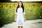 Vyshyvanka Traditional Embroidered Women Ukrainian Dress Ethnic Size M