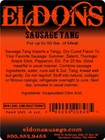Eldon s Sausage Tang     72  Encapsulated Citric Acid     Snack Sticks   Sausage
