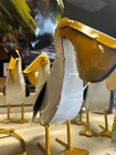Rustic Metal Pelican Decor