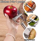 1p-stainless Steel Peeler     Multi-use Fruit   Vegetable Peeler For Home Kitchen