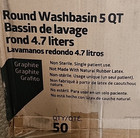 Round Washbasin 5 Qt By Medline   Box Of 50