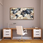 Framed Wall Art World Map Wall Art Print Picture Wall Art Decor Home Interior   