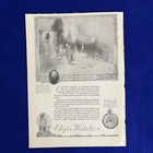 Vintage Ad 1921 Ephemera Elgin Watches The Lever Escapement