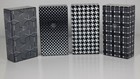 12 Assorted Black   White Push Open Cigarette Case Pack Holders For King Size