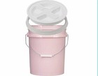 5 Gallon Food Grade Bpa Free Buckets With Screw On Lids Pails 90mil  3 Pack  