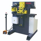 Hydraulic Ironworker  60-ton 4-station Punching Shearing Notching Bending M-60
