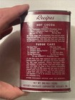 Vintage 1960   s Hershey Cocoa Chocolate Mix Tin 1 4 Contents 1 2 Lb Paper Label