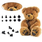50 100pcs Black Safety Eyes Plastic Doll Eyes Amigurumi Teddy Bear Craft Diy Kit