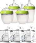 Comotomo Bundle Green Baby Bottles - 7 Piece Set