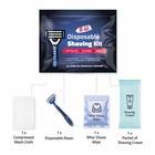 On-the-go Shaving Kit     Disposable Razor  0 5 Ounce  pack Of 4   Black