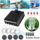 Fish Tank Air Bubble Oxygen Air Pump Stone Aerator Silent For Aquarium Pond