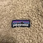 Patagonia Girls Xxl 16-18 Los Gatos Fleece Vest Tan Full Zip High Pile Soft