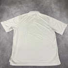 Footjoy Fj Shirt Mens Large White Eagle Trace Logo Tpc Pique Golf Athletic Polo