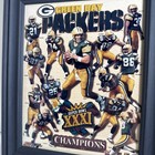 Vintage Green Bay Packers Super Bowl Champion Xxxi Plaque 1997