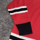 Vintage Cooper Chicago Blackhawks Jersey Blank Red Black White Hockey 1980s Xl