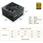 Segotep Gaming 650w Power Supply 80 Plus Gold Non-modular Atx Pc Case Psu