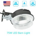 Outdoor Led Barn Yard Street Security Light Dusk To Dawn Waterproof Flood Light