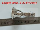 5 10 20 Pcs Shiny Chrome Liberty Bells Pole Bell Fish Alarm   Decoration Etc New