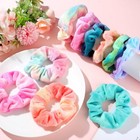 120 Pcs Velvet Scrunchies For Women Scrunchies Bulk Soft Elastic Scrunchy Hai   