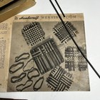 Vintage Metal Handicraft 403 Weaving Loom Jersey Loop Weaving Red Original Box