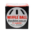  3  New Official Wiffle Plastic Ball Indoor Outdoor Regulation Baseball Size