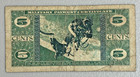 U s  Military Payment Certificate  mpc  Series 681     5 Cents  5     Lot A22