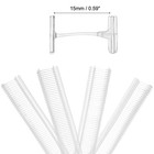 5000pcs 15mm Tagging Fasteners Clothing Tag Barbs Attachments Price Tag Clear